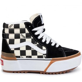 Resim Vans Sk8-hı Stacked Boğazlı Damalı Sneaker 