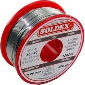 Resim Soldex 200Gr 0.75Mm 60/40 Lehim Teli 