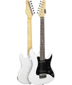 Resim Midex Ceg-36wh 8-12 Yaş Çocuklar İçin Amfili Full 3/4 36 İnç Elektro Gitar Seti White 