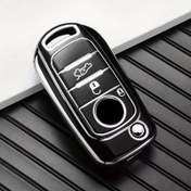 Resim For FIAT Tipo, Tprp, Freedom 500X, Doblo, Argo, Nuovo, Grazie için TPU Çevirmeli Anahtarlık Kılıfı Kabuk Koruyucu - Dayanıklı Araba Anahtarı Aksesuarları 