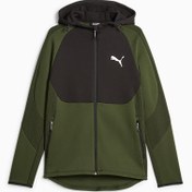 Resim EVOSTRIPE Erkek Fermuarlı Kapüşonlu Sweatshirt 
