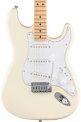 Resim FENDER Standard Stratocaster Akçaağaç Klavye Olympic White Elektro Gitar 