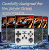 Resim Gaojunshop01 Retro El Konsolu 3.5 Ips Ekran Dual Analog Hoparlörlü 64gb Mavi Taşınabilir Oyun Cihazı 