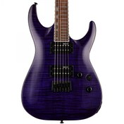 Resim Esp Ltd H-200 FM See Thru Purple Elektro Gitar 