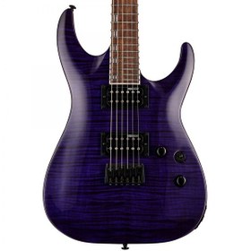 Resim Esp Ltd H-200 FM See Thru Purple Elektro Gitar 