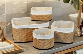 Resim Wicker Premium Serisi 4'lü Set Organizer 