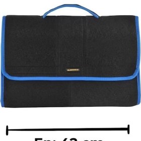 Resim Maxi Araç Bagaj Çantası Araba Bagaj Organizer Bagaj Düzenleyici Çanta Oto Bagaj Düzenleyici Mavi 