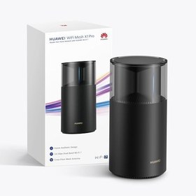 Resim HUAWEI WiFi Mesh X1 Pro Router, 3.6 Gbps Çift Bant Wi-Fi 7, Katlar Arası Mesh Anten, 4 Adet 2.5 GE Port, Evinize Uyan Estetik, Ebeveyn Kontrolü, Oyun, Siyah 
