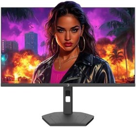 Resim GamePower Lunis L40 27'' 200Hz 0.5Ms VA FHD RGB Pivot Gaming Monitör (Sıfır Ölü Piksel Garantili) 