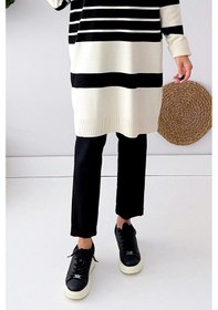 Resim İp Detay Havuç Pantolon - Siyah Siyah 