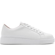 Resim Derimod Kadın Beyaz Bağcıklı Deri Sneaker 25SFD370018 
