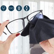 Resim Gözlük ve Ekranlar için Lüks Mikrofiber Temizlik Bezi, Premium Non-Shedding Lens Wipe, Göz Bakım Bezi, Dayanıklı ve Yumuşak, Gözlük ve Dijital Cihazlar için İdeal 