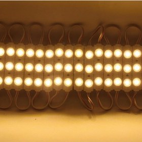 Resim 2 Adet 12V 3 Ledli Parmak Led Modül 1.5W 2835 Mercekli Gün Işığı 
