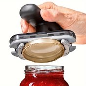 Resim Manuel Konserve Açacağı - Çok Fonksiyonlu Ergonomik Kaymaz Şişe Kapağı Çıkarıcı, Dayanıklı Metal Mutfak Aracı ile Kolayca Kavanoz & Kutu Açma, Ev ve Restoran Kullanımı için Temel Gereç, Profesyonel Aşçılar için Şık Tasarım, Sağlam Yapı 