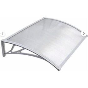 Resim Kapı Üstü Pratik Sundurma 120 X 60 Cm Gri Gri 