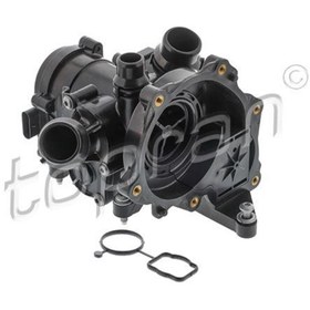 Resim TOPRAN TERMOSTAT GOVDESI DEVIRDAIMSIZ TERMIK MODULLU (VW GOLF 13- PASSAT 15- POLO 15- AUDI A3 13-20 