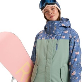 Resim Roxy Jetty Block Kadın Siyah Snowboard Ceketi 