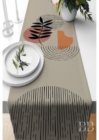 Resim Belle Benoit Baskılı Amerikan Servisi Runner 140 x 40 CM Desen11 