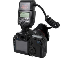 Resim Meike CANON İÇİN MK-14EXT E-TTL MACRO RİNG FLAŞ 