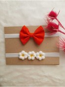 Resim OKYANUS STORE 2li Fiyonk Ve Papatya Bebek Bandana 