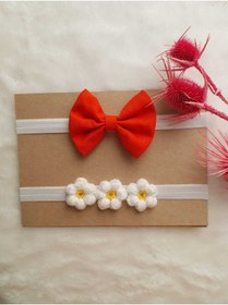 Resim OKYANUS STORE 2li Fiyonk Ve Papatya Bebek Bandana 