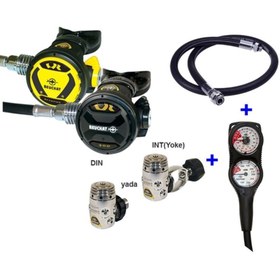 Resim Beuchat Regülatör Set Sport Vr300 Int, Ahtapot, Konsol, Bc Hortumu 