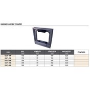 Resim Fett 250x37mm Pld Hassas Kare Su Terazisi 