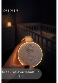 Resim Breez Beyaz Gürültü Makinesi | Pışpışlı Ninnili | Radyasyon İçermeyen Uyku Arkadaşı 