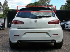 Resim Alfa Romeo 147 Bagaj Spoiler 