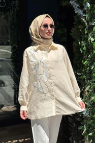Resim Kayra Tunik KA-B26-21189 Krem 