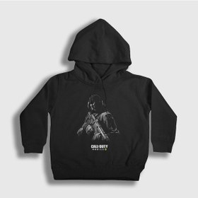 Resim Presmono Unisex Çocuk Mobile Call Of Duty Kapüşonlu Sweatshirt Siyah 
