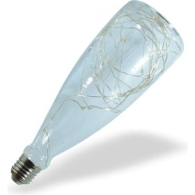 Resim Helios 6W Amber G125 Rustik Ampul 