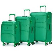 Resim United Colors Of Benetton BNT2400 3'lü Valiz Seti Yeşil 