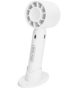 Resim El Tipi Vantilatör, Mini Vantilatör Uzun Pil Ömrü, Şarj Edilebilir Beyaz 