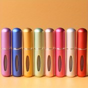 Resim 5 Adet Set 5ml Mat Mini Parfüm Atomizerleri - Taşınabilir, Doldurulabilir & Hipoalerjenik Seyahat Sprey Şişeleri 