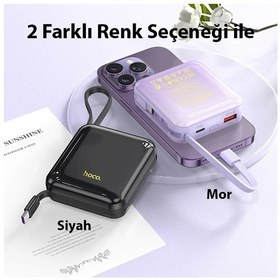 Resim Hoco Q23 Blade 10000mah 22.5w+pd20w Kablolu Powerbank- 5775 Diğer 