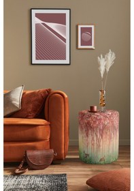 Resim Bluehomeconcept Adawall Red Mini Flowers And Gazels Puf 