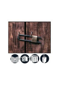 Resim Master Lock 1950eurd Katı Pirinç Anahtar Asma Kilit, 7 Ila 15,5 C 