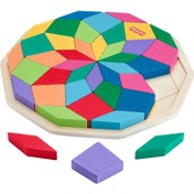 Resim Fisher Price Ahşap Mandala Yapboz HXT94 