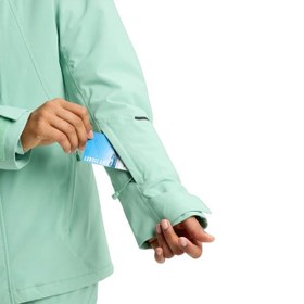 Resim Burton Reserve 2L Ins Stretch Slim Kadın Yeşil Snowboard Ceketi 