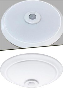 Resim Ykm 360 Hareket Sensörlü Tavan Lambası Glop Armatür Merdiven Tuvalet Banyo Balkon 1410 Açık Ceviz 