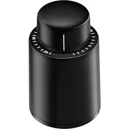 Resim Leaf Shop Vakumlu Şarap Tıpası | Şarap Şişesi Hava Geçirmez Koruyucu | Paslanmaz Çelik Şarap Saklama Tıpası | Ev ve Hediyelik Için Uygun 