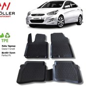 Resim Hyundai Accent Blue Uyumlu Paspas 2011 Sonrası 3d Havuzlu Paspas 