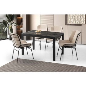 Resim Siyah Mobilgen Yonca Sandalye Siyah 