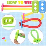 Resim Fochsia Yeşil Yüzer Havuz Bağlantı Köpük Ekipmanları Yaz Plaj Deniz Parti Malzemeleri 