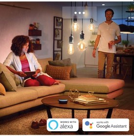 Resim Philips Hue White E27 Filament 7w A60 550 Lm, Akıllı Ampul 