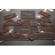 Resim Toyota Land Cruiser Dk Tuning Lc200 2016 Araç Içi Silikon Kaymaz Ped Kaplama Seti 