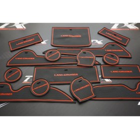 Resim Toyota Land Cruiser Dk Tuning Lc200 2016 Araç Içi Silikon Kaymaz Ped Kaplama Seti 