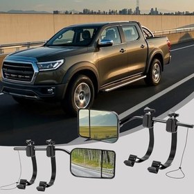 Resim Çekici Ayna Uzatmaları,İki Parça Klipsli Çekici Aynaları Uzatıcı - Dönebilen Dışbükey Geri Görüş Lens Uzantıları Kamyonet SUV Minibüs 