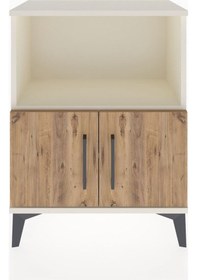 Resim Arges Komodin Tek Raflı Tek Çekmeceli 60x30x80 Aytaşı-çam Aytaşı 